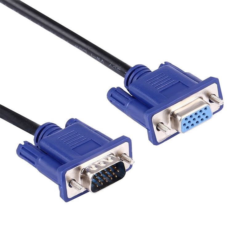 Cavo VGA da 15 pin maschio a VGA 15 pin femmina da 3 m di buona qualità per monitor LCD, proiettore, ecc, Length: 3m Cavo VGA da 15 pin maschio a VGA 15 pin femmina da 3 m di buona qualità per monitor LCD, proiettore, ecc, Length: 3m